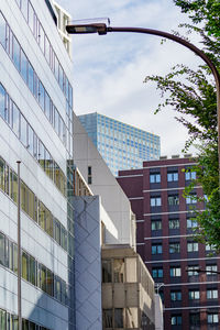 Low angle view of buildings against sky