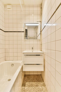Interior of bathroom