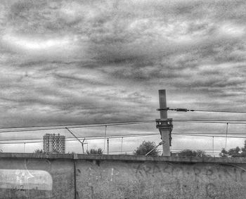 Cloudy sky over field