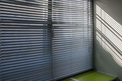 Close-up of window blinds
