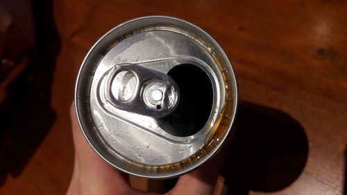 Close-up of beer in glass