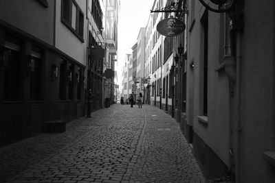 Street amidst buildings in city