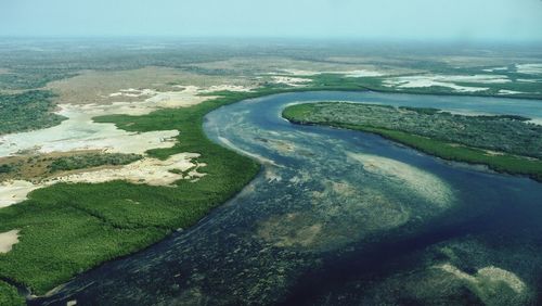 Aerial view of landscape