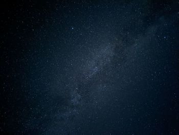 Low angle view of stars in sky