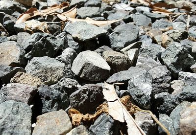 Full frame shot of stones