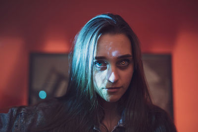 Portrait of beautiful woman