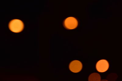 View of moon at night