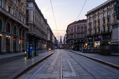 Railroad station platform