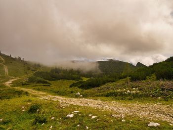 Scenic view of landscape against sky