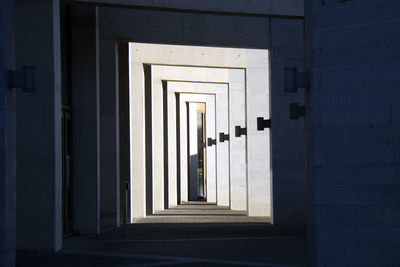 Corridor of building