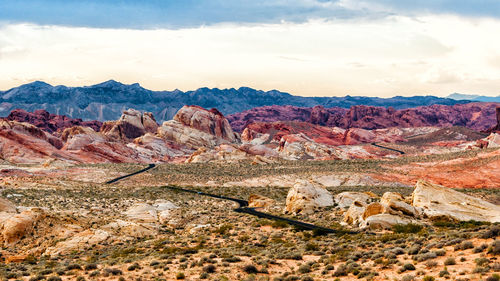 Road towards valley of fire