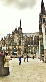 Low angle view of old building