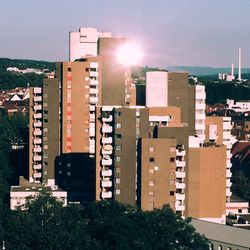 View of buildings in city