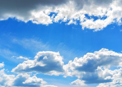 Low angle view of clouds in sky