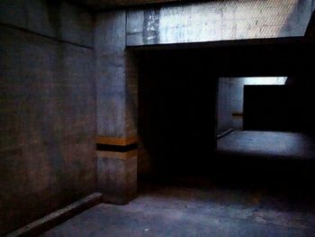 Empty benches in the dark