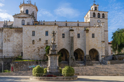 Santander city cathedral in cantabria, spain 