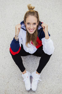 Portrait of a smiling young woman