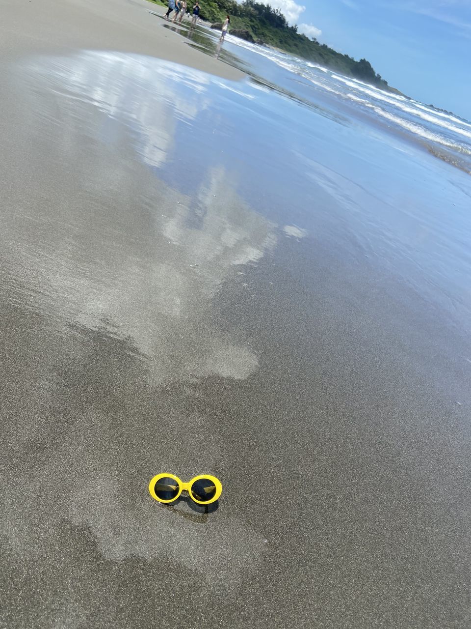 water, nature, beach, land, day, sports, transportation, no people, outdoors, sand, sky, sea, high angle view, sign, motion