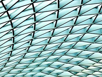 Low angle view of glass ceiling