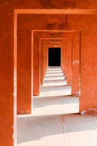 Corridor of building