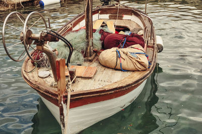 Boat in lake