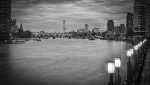 View of city at waterfront