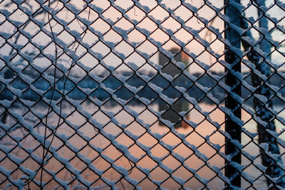 Full frame shot of chainlink fence