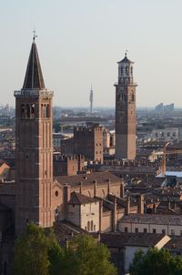 View of church in city