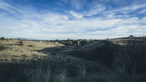 Scenic view of landscape against sky