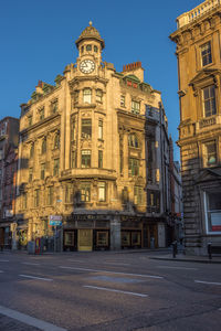 Low angle view of historical building