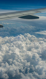 Aerial view of cloudscape against sky