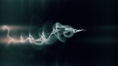 Close-up of illuminated lighting equipment