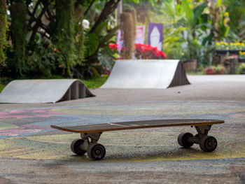 Brown skateboarding and skating rinks