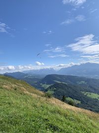 Scenic view of landscape against sky