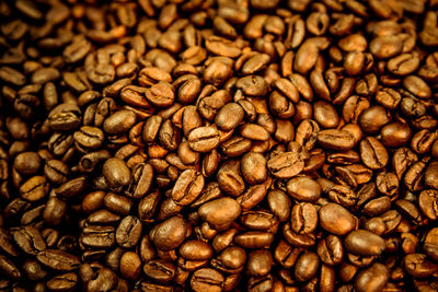 Full frame shot of coffee beans