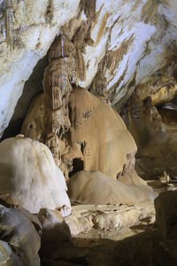 Scenic view of rock formations