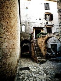 Entrance of building