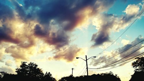 Low angle view of cloudy sky