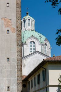 Low angle view of building against sky