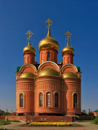 Cathedral against clear sky