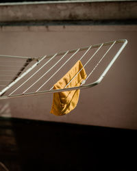 Low angle view of basketball hoop