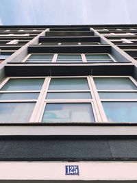 Low angle view of building against sky