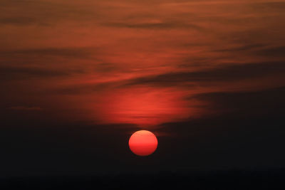 Scenic view of sunset