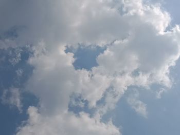 Low angle view of clouds in sky