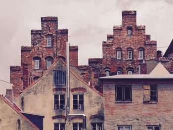 Low angle view of built structure against the sky