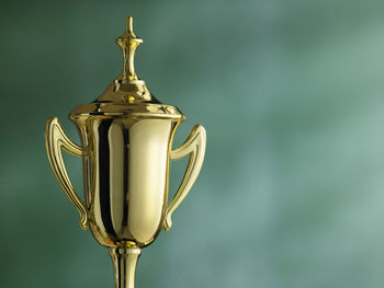 Close-up of trophy