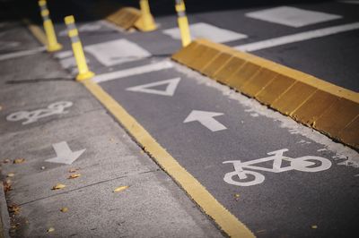 Tilt-shift of road marking
