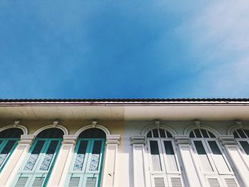 Low angle view of building against sky