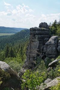 Scenic view of landscape against sky