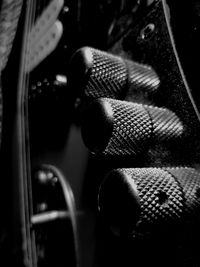 Close-up of motorcycle